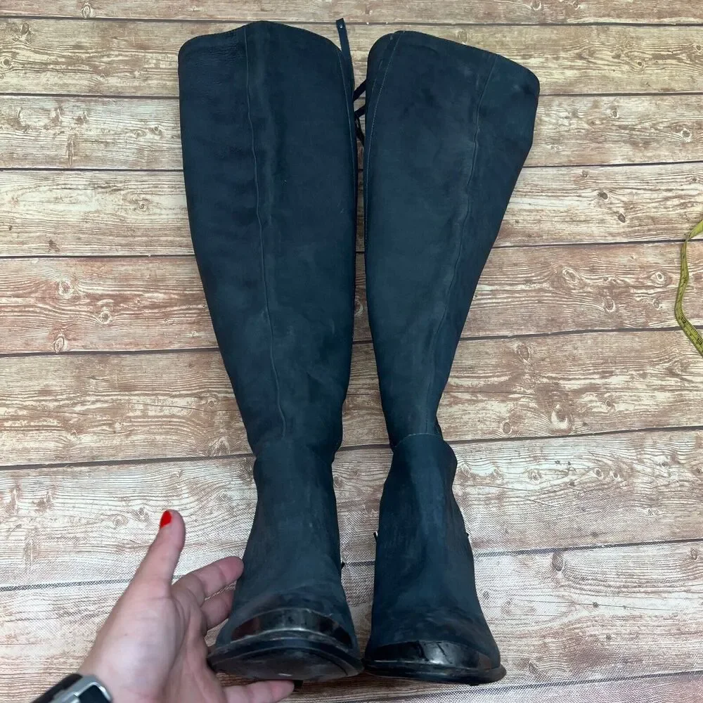 Sam Edelman NORWICK 6.5 M  Boots Black‎ Over Knee Heel